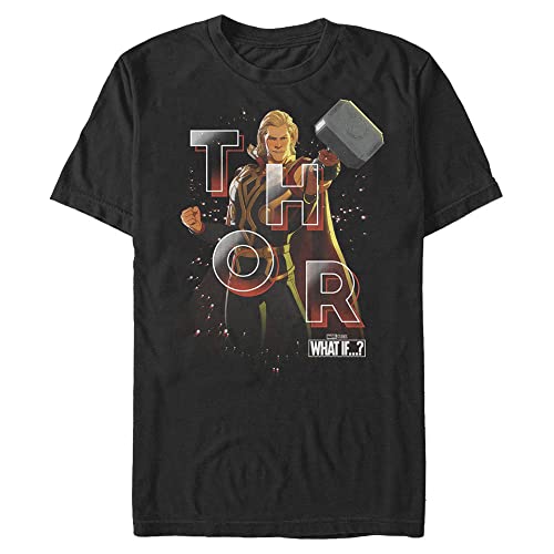 Tee shirt Thor Marvel grande taille 3XL noir coupe tall pour homme