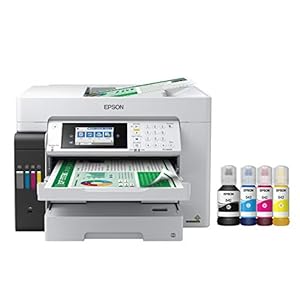Epson EcoTank Pro ET-16600 Wireless Wide-format Color All-in-One Supertank Printer with Scanner, Copier, Fax, and Ethernet