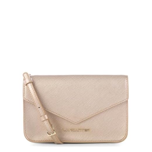 Mini clutch Lancaster Adeline in pelle champagne