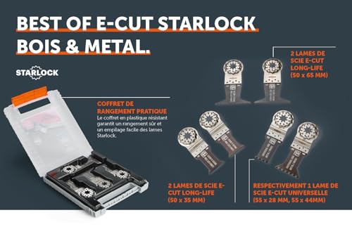 Fein Pack best of Lame de scie E-Cut Starlock Bois/ Métal FEIN - 35222967010 – vue 6