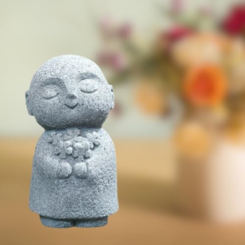 笠地蔵　置物　石像 Amazon.co.jp: ideamall お地蔵さん 置物 石像 お地蔵様 おじ