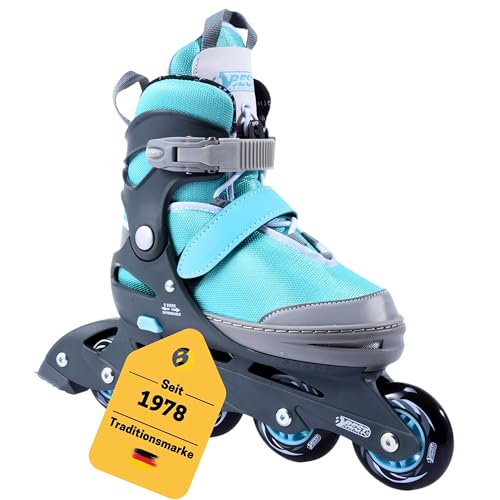 Best Sporting Inliner für Kinder 5-Fach größenverstellbar in blau I...