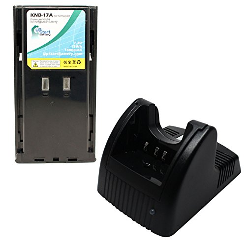 KNB-17A/22N/21N/16 Battery & Charger for Kenwood TK- series (1800mAh, 7.2V, Ni-MH)