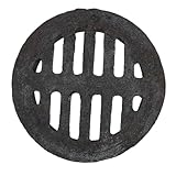 Hoement Abflussabdeckung Gusseisen 160mm Mit Belüftung Entwässerungsgitter Robust Für Gräben Kanalrost Stadtinfrastruktur