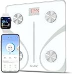 RENPHO – RENPHO Personenwaage, Körperfettwaage Bluetooth mit App, Wei