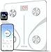 Produktbild RENPHO Körperfettwaage Bluetooth Digital Personenwaagen Körperanalysewaage mit App Smart Waage für Körperfett, BMI, Muskelmasse, Protein, BMR, Weiß