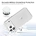 TENOC Phone Case Compatible with iPhone 17 Pro Max, Clear Case Shockproof Protective Bumper Slim Cover for 6.9 Inch