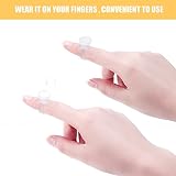 Yuyte 100pcs Tattoo Ink Ring Eyelash Extend Pigment Ink Holder Container Cup Cap with Lid Tattoo Kit