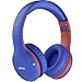 EarFun Bluetooth Kopfhörer Kinder, 85/94dB Lautstärkeregelung, HiFi Sound, HD-Mikrofon, 40 Std Akku, Faltbare, Einstellbar, Kopfhörer Kabellos Bluetooth Kinder für Schule/Reise/PC, Marineblau