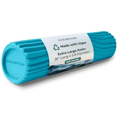 Oceanfoam Tsunami Roller Miami Blue 26" x 5.9" Foam Roller