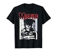 Official Misfits Merchandise Misfits T-Shirts for Men, Women, Girls and Boys; Misfits Apparel; Misfits Tees; Misfits T-Shirt for Adults Lightweight, Classic fit, Double-needle sleeve and bottom hem