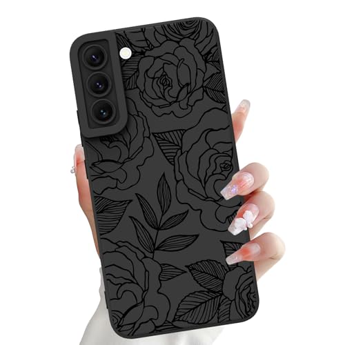 OOK Compatible with Samsung Galaxy S22 Plus Case, Black Rose by OOK - Used condition - US$8.95