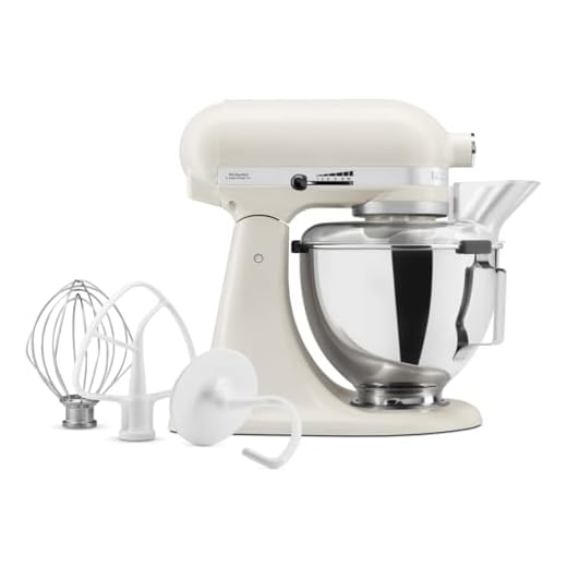 KitchenAid 4.3L Tilt-Head Stand Mixer 5KSM95PSBPL, Stainless Steel Bowl, Pouring Shield, Whisk, Beater and Dough Hook, Full Metal Construction, 10 Speeds, Professional Food Mixer,