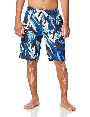 Image of Kanu Surf Men's Big Viper Extended Size Stripe Swim Trunk