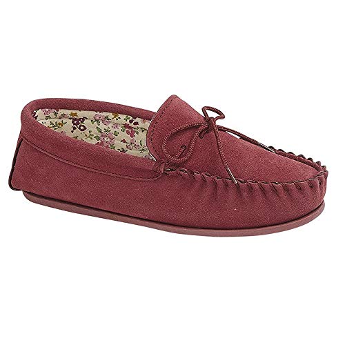 Mokkers - Zapatillas de Estar por casa Modelo Lily para Mujer (40 EU) (Rojo Crimson) Cover