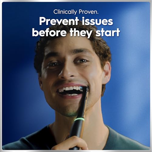 Oral-B Io 6 Black Electric Toothbrush, 2 Toothbrush Heads, 1 Travel Case, Designed By Braun - 7