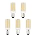 JandCase G9 LED Light Bulbs, 40W Halogen Equivalent, 4W, 400lm, Soft White 3000k, G9 Bi-Pin Base for Home Lighting, Chandeliers, Wall Sconce, Not Dimmable, Pack of 6