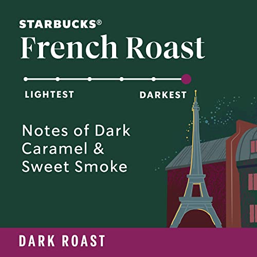 Starbucks K-Cup Coffee Pods—Dark Roast Coffee—French Roast For Keurig Brewers—100% Arabica—4 Boxes (96 Pods Total) #TOP2