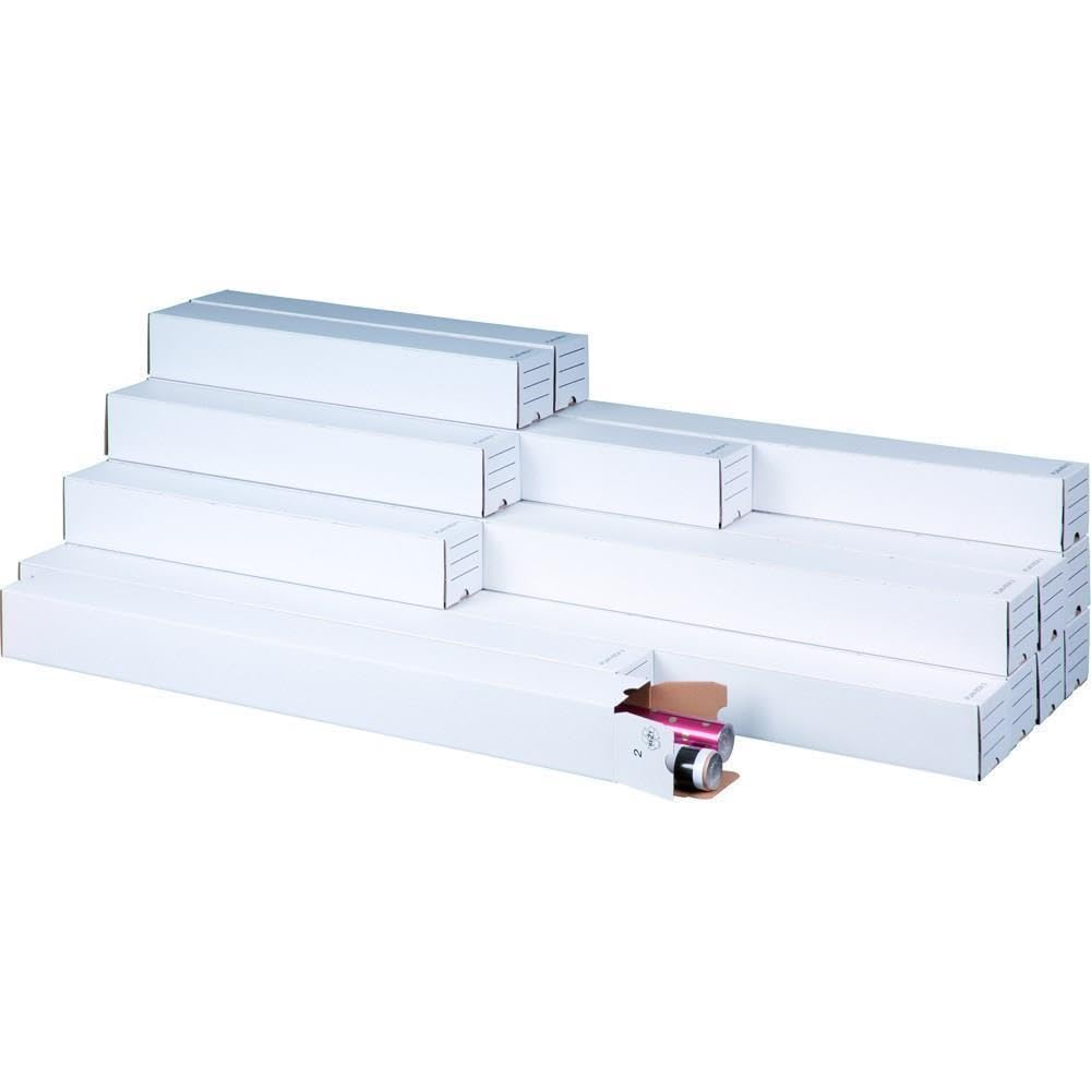 Plan-Box quadratisch Versandhülse Archivierung 1100 x 75 x 75 mm - A0 - 20 Stück