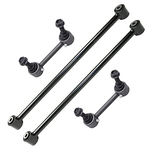 Image of Detroit Axle - Rear 4pc Control Arms Kit for Jeep 2012-2019 Grand Cherokee 2011-2022 Dodge Durango, 2 Sway Bars 2 Lower Control Arms Replacement