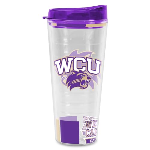 Rico Industries NCAA Western Carolina Catamounts Double Wall 20oz Tritan Tumbler