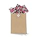 Pro Supply Global Pink Leopard Perforated Roll Stickers – 1.5 Inch Round 500 Count – A Decorative Thank You Labels for Packaging, Party Supplies, Wrapping, Envelopes, Boutiques, and Event Decorations