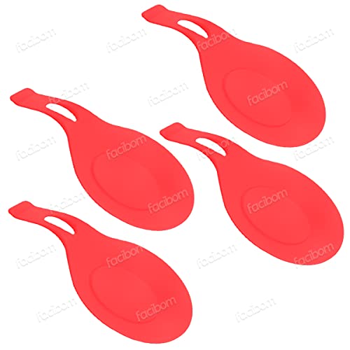 Kit 4 Descansos Para Talheres em Silicone Flexível e Maleável
