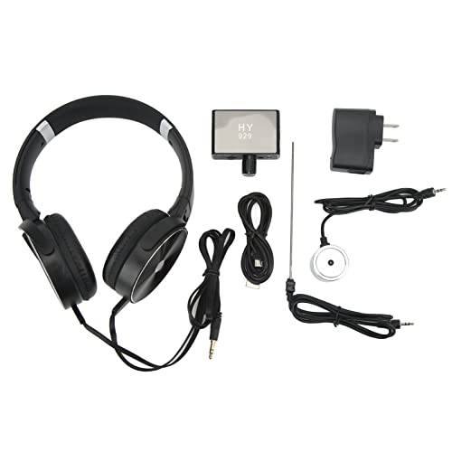 Water Pipe Leakage Monitor, Underground Water Pipe Leakage Detector Enhanced High Strength Sound Intensifier with Headset for Site Construction (US Plug)