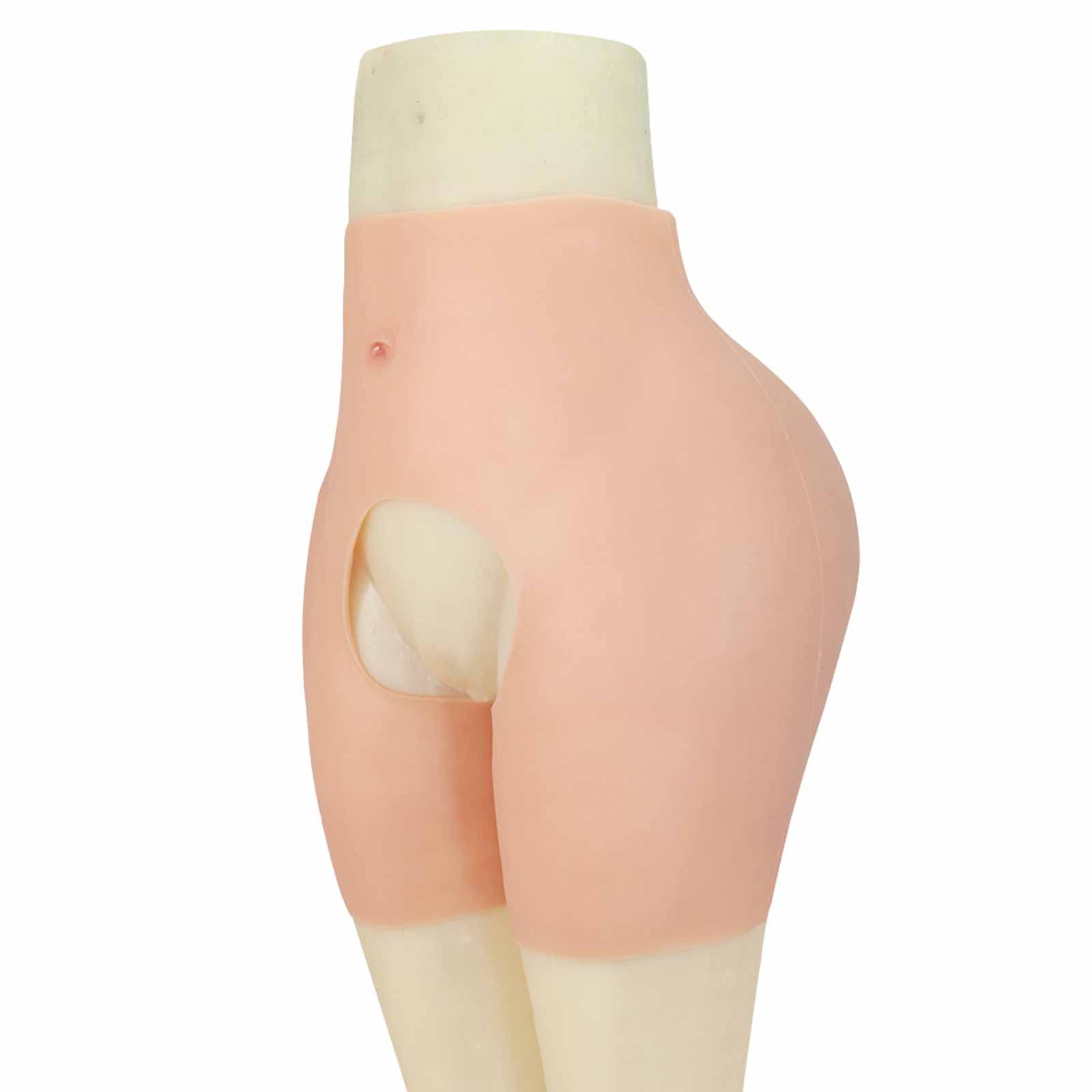 WHG Silicone Pants Padded Shorts Butt Shaper Butt Enhance Realistic Sissy Control Push Up Underwear 