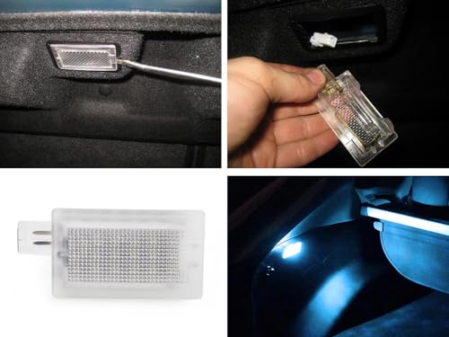Lámpara LED iJDMTOY super brillante azul hielo para maletero miniatura 5