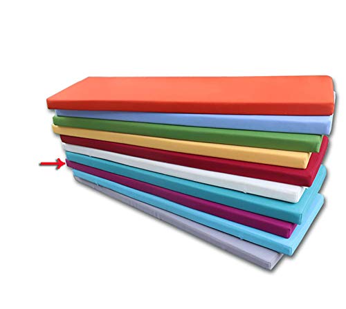 Coussin pour Banc wangk 80x30 Mousse Confort 5cm Anti Mal de Dos Violet