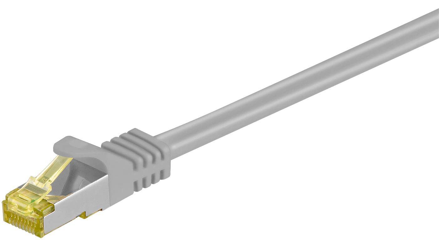 MicroConnect 2 m Cat7 S/FTP Cat7 S/FTP 2 m (S-STP) Network Cable – Grey, CAT7 S/FTP (S-STP) RJ-45 Network Cable (2 m, RJ-45, Grey)