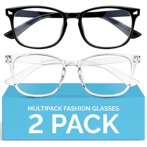 Image of MIGSIR Blue Light Blocking Glasses for Computer Gaming, Fashion Fake Helps Reduce Screen Fatigue Eyeglasses for Women Men