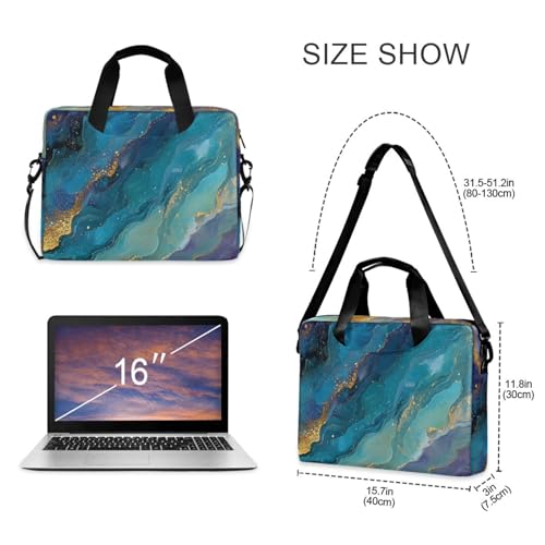 Bolso mensajero para laptop 13-16 Pulgadas con múltiples bolsillos miniatura 5