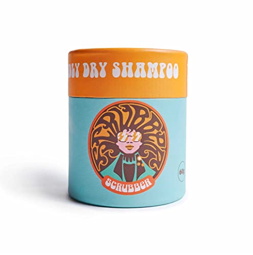 Scrubber Ylang & Rose Dry Shampoo Mothers Day Eco Friendly Vegan Natural in 100% Recyclable Tub