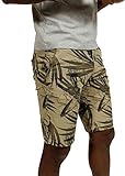  Redskins Herren Ethan Pride Lässige Shorts, Beige, 30