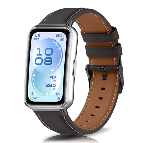[LuFiYa] ���U�[ ���v�o���h HUAWEI Band 11 / HUAWEI Band 11 Pro 2026 �Ή� �v�����o���h�t�@�[�E�F�C�E�H�b�`�p �r���v�x���g �r�W�l�X�� �j���ʗp ���� ���U�[ �x���g (�u���b�N)