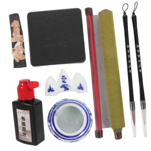 Angoily Watercolor Brush Pen Calligraphy Set Paper Chinese Art Supplies Beginner Calligraphy Kit