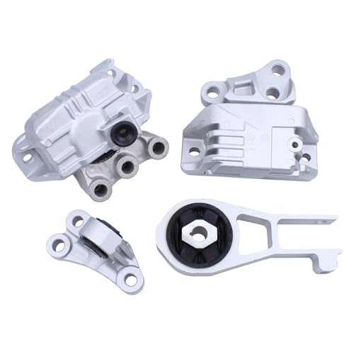MOTOKU Engine Motor Mount and Transmission Mount and Torque Strut Bracket for Jeep Renegade 2015-2018, Fiat 500X 2016-2018
