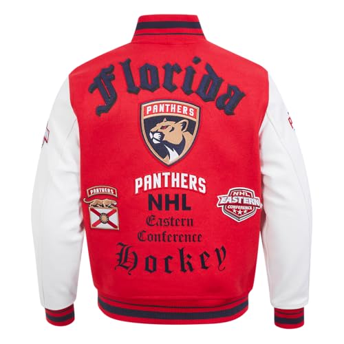 Image of Pro Standard Mens NHL Old English Varsity Jacket