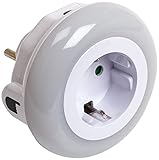 Farbwahltaste: Weiß/Blau/Grün, 9 LEDs (0,06W pro Stück), IP20