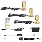 Taysing LED Spot Light Indoor Picture Lights Art Lights Accent Lights Little Spotlight for Painting Picture Plants Jewelry Showcase Model Display Shelves Under Cabinet (Soft White, 3-Pack)