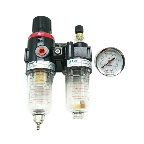 Unidad de tratamiento de aire 1/4 AFC2000 con combinación de filtro y conector 10mm