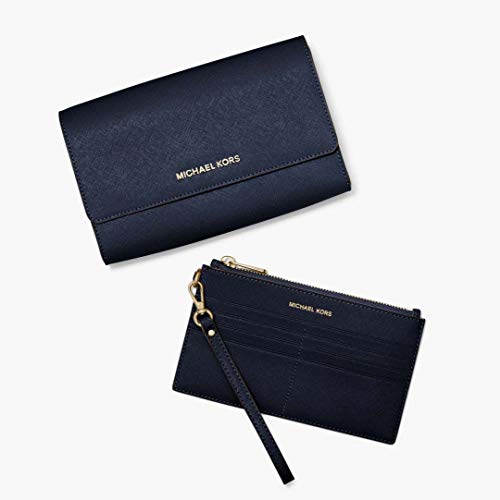 MICHAEL-Michael-Kors-Saffiano-Leather-3-in-1-Crossbody-Clutch-Coral - Sparfuchs24.io - Preisvergleich & Top Angebote Online