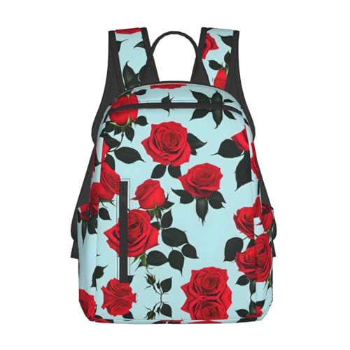 Sac à dos léger imprimé rose rouge grand confort pour la randonnée