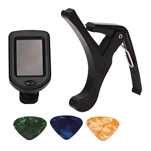 Ensemble D’accordeur de Capo de Guitare, Kit D’accordeur de Guitare à Affichage LED, Outil D’instruments à Cordes pour… - Les Beatles, Paul McCartney, John Lennon, RIngo Starr, George Harrison Ensemble D'accordeur de Capo de Guitare, Kit D'accordeur de Guitare à Affichage LED, Outil D'instruments à Cordes pour…