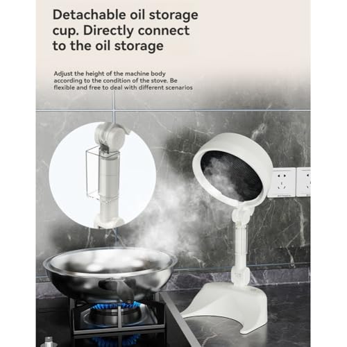 Ventilateur de fumée compact et extracteur d'odeurs de bureau pour espace de travail propre - 3