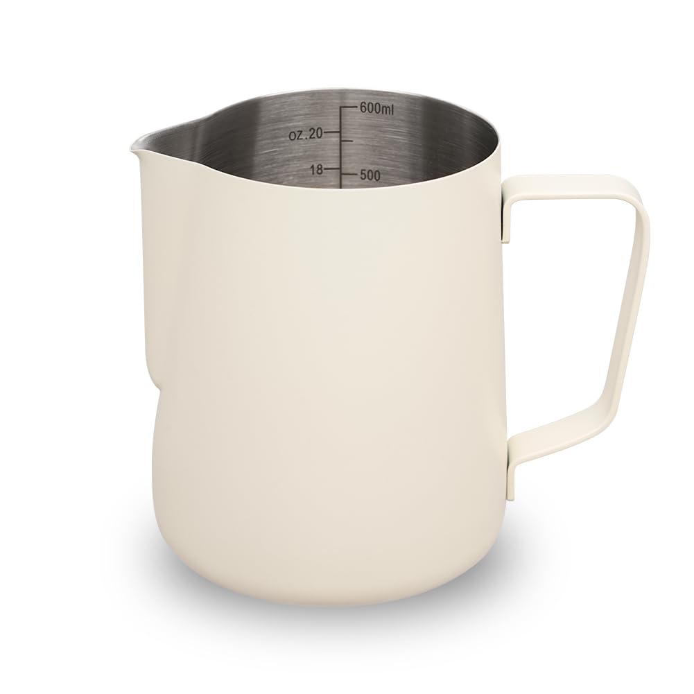 watchget 20oz Milk Frothing Pitcher Stainless Steel Espresso Steaming Jug