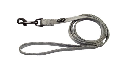 Hamilton Gun Metal Series Nylon Dog Lead with Swivel Snap, 5/8-Inch by 6-Feet, Jade