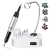 [Aggiungi Luce LED] ★ Questa lima per unghie elettrica include un faretto a LED con un flessibile collo di cigno in metallo che può illuminare le unghie da tutte le angolazioni, rendendo più facile la creazione di nail art.